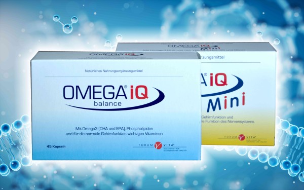 Omega IQ und Omega iQ Mini vor Phospholipiden
